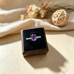 Violet Twilight — Uruguayan Amethyst Vintage Ring