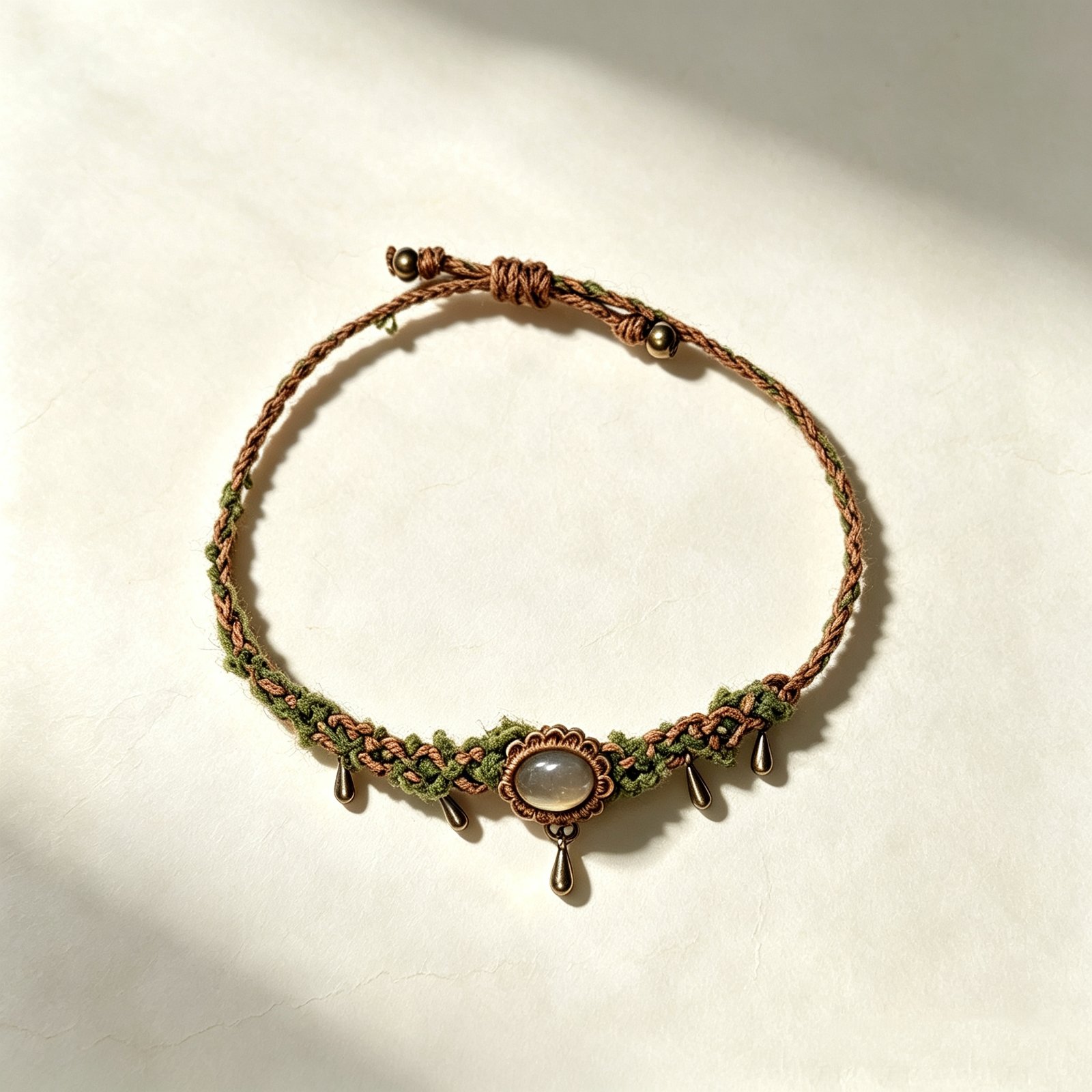 ELA BOUTIQUE |MOSS TEXTURED MACRAME BRACELET