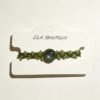 ELA BOUTIQUE |GREEN LABRADORITE MACRAME BRACELET