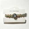ELA BOUTIQUE |BEADED LABRADORITE MACRAME BRACELET