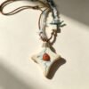 ELA BOUTIQUE |AGATE STAR STONE CLAY NECKLACE