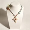 ELA BOUTIQUE |AGATE STAR STONE CLAY NECKLACE