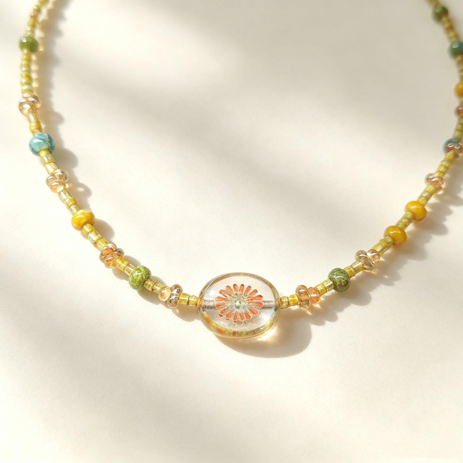 ELA BOUTIQUE |SUNFLOWER NECKLACE