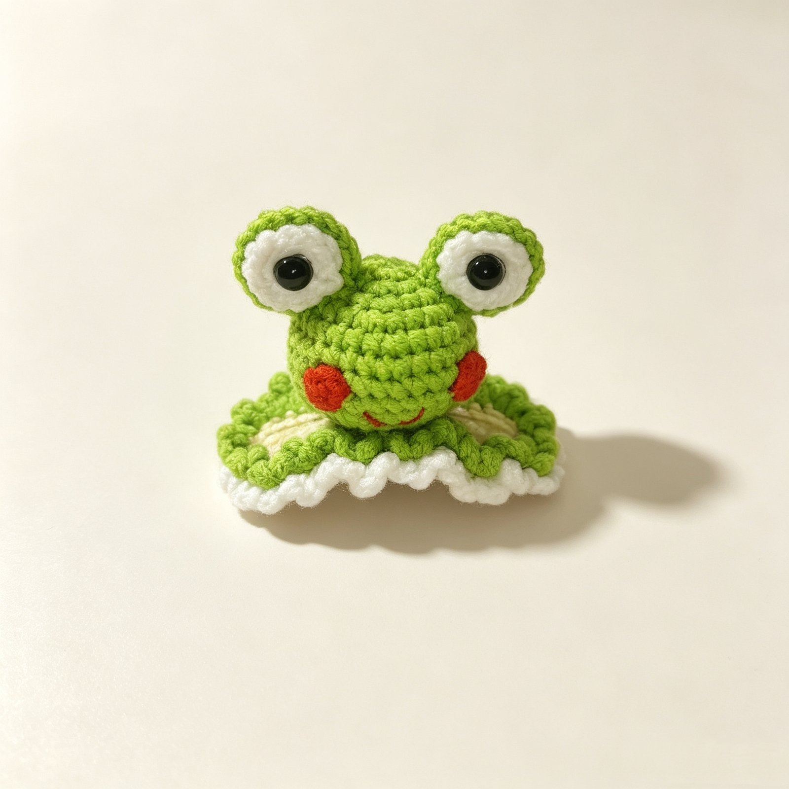 ELA BOUTIQUE |CROCHET GREEN FROG HAIR CLIP