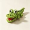 ELA BOUTIQUE |CROCHET CARTOON GREEN CROCODILE HAIR CLIP