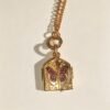 ELA BOUTIQUE| OPENABLE HOUSE SHAPED BUTTERFLY ENAMEL LOCKET NECKLACE