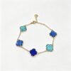 ELA BOUTIQUE| BLUE CLOVER CHARM BRACELET