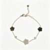 ELA BOUTIQUE| GOLDEN CLOVER ZIRCON BRACELET