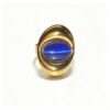 BLUE CAT EYE OVAL STATEMENT RING
