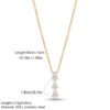 ELA BOUTIQUE| CRYSTAL PENDANT NECKLACE